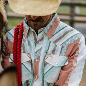 Shirt, Serape Pearl Snap